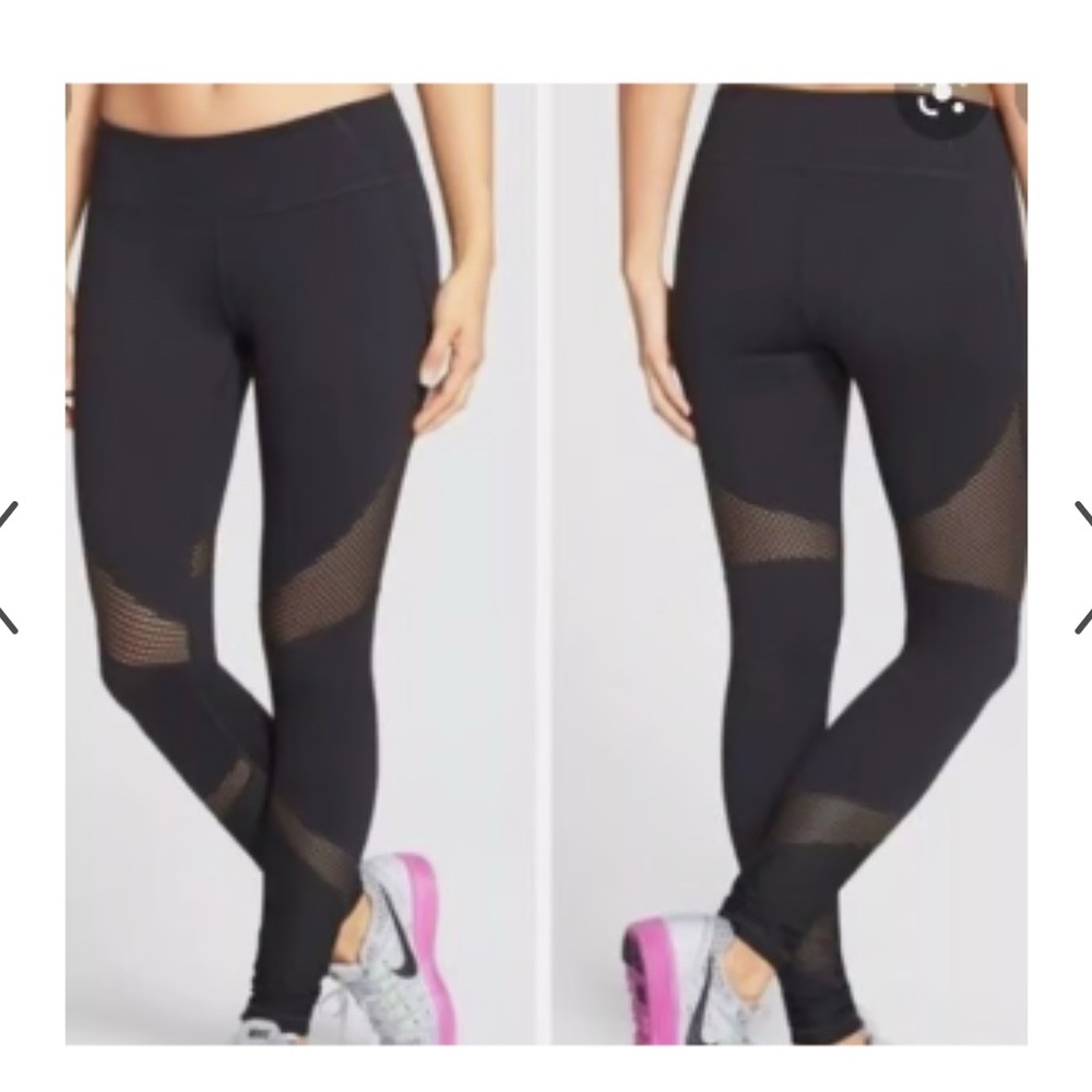 Zella black mesh leggings size small